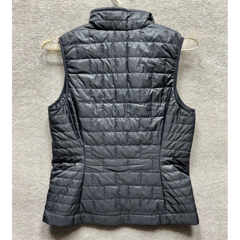 Patagonia Nano Puff Vest Womens Small Black Full Zip Mock Neck NWOT Hiking Camp - Picture 5 of 6